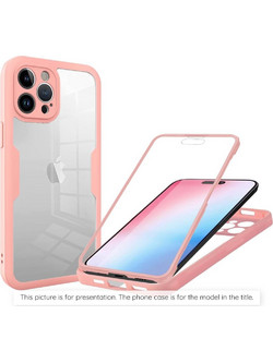 Techsuit ColorVerse 360 Series + Screen Protector Θήκη (Honor 400 Pro) Ροζ