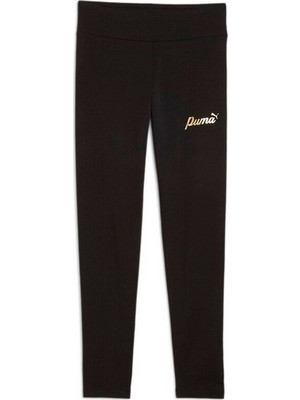 TIGHT PANTS Puma ESS+ SCRIPT Metallic Leggings G 682800-01 Κορίτσι