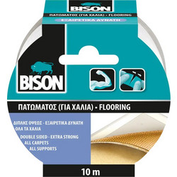 Ταινία αυτοκόλλητη διπλής όψεως για χαλιά Bison 10m