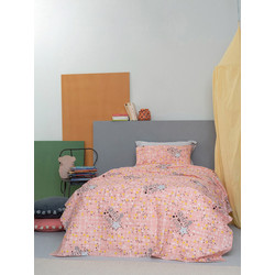 Palamaiki Σετ Παιδικά Σεντόνια Μονά Βαμβακερά 170x260 Luminous Cluster Pink