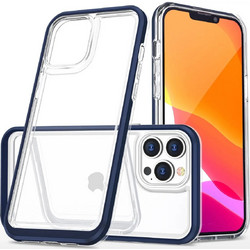 Hurtel Clear 3in1 Back Cover Blue (iPhone 13 Pro)