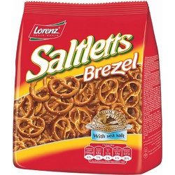 Αλμυρά Σνακ Πρέτσελ Lorenz Saltletts Pretzel Premium Baked with Sea Salt 150g