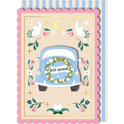 ΕΥΧΕΤΗΡΙΑ ΚΑΡΤΑ JUST MARRIED ΑΥΤΟΚΙΝΗΤΟ