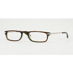 Luxottica LU3203 C519 Ανδρικός Σκελετός Γυαλιών Οράσεως Κοκάλινος Μεταλλικός Ασημί Καφέ