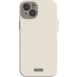 Moshi Napa Magsafe - Leather Case For Iphone 15 Plus (Eggnog White) - (99MO231110)