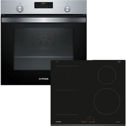 Pitsos Φούρνος Ηλεκτρικός Άνω Πάγκου 71lt 59.4cm PH27M61X2 με Επαγωγικές Εστίες CWP631T12
