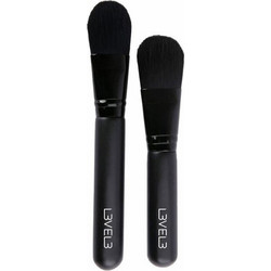 Level3 Facial Mask Application Brushes Σετ Πινέλα Μακιγιάζ 2τμχ