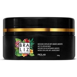 Braliz Home Care Anti-Yellow Μάσκα Μαλλιών για Προστασία Χρώματος για Βαμμένα Μαλλιά 300ml