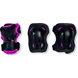 ROLLERBLADE ROLLERBLADE Παιδικά Προστατευτικά Junior 3pack για κορίτσι - Μαύρο/Ροζ