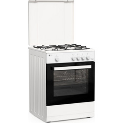 Thermogatz TGS 161 WH Κουζίνα Αερίου 55lt με Εστίες Αερίου 60cm
