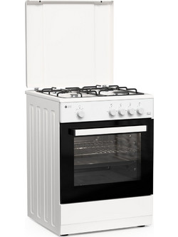 Thermogatz TGS 161 WH Κουζίνα Αερίου 55lt με Εστίες Αερίου 60cm