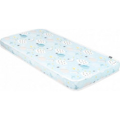 KikkaBoo Fantasia Plus Clouds Blue Στρώμα Foam Κούνιας 60x120x8cm