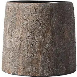 Γλάστρα - Κασπώ Jar Haru 22 Γκρι Τερακότα O24xH22 cm MUUBS