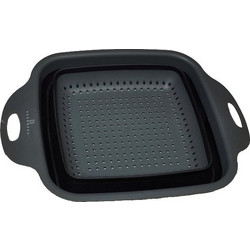 Edenberg Σουρωτήρι Αναδιπλούμενο 21 x 21 x 9 cm Grey - Black EB-1011