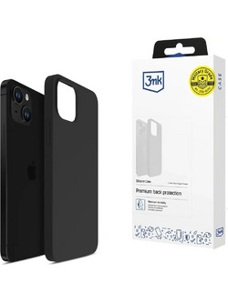 3mk Silicone Series Back Cover Black (iPhone 14 Plus)