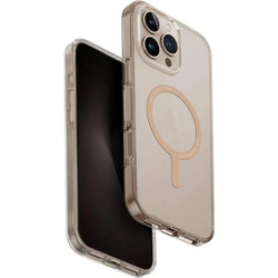 UNIQ Clario Magclick Charging Case for iPhone 16 Pro Max - Transparent Gold - (Uni001528-0)