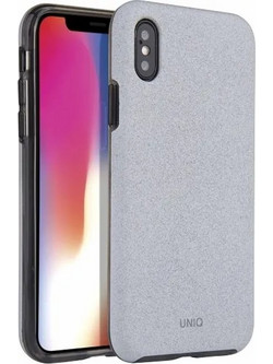 Uniq Lithos Back Cover Light Grey (iPhone XS Max)