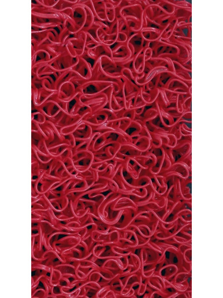 Πατάκι εξώπορτας Europe Red 5mm Διάτρητο φάρδος: 122cm