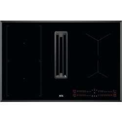 AEG CCE84543FB Επαγωγική Εστία Αυτόνομη με Ενσωματωμένο Απορροφητήρα & Λειτουργία Κλειδώματος 78x52cm