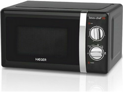 Haeger MW-70B.007A Φούρνος Μικροκυμάτων 20lt Μαύρος