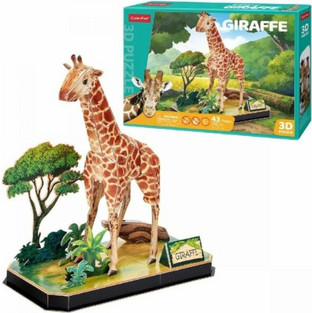 Παιδικό Puzzle CubicFun 3D Giraffe 43 Κομμάτια