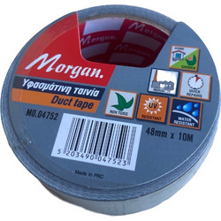 MORGAN Ταινία Υφασμάτινη Γκρι 48mm x 10m (04752)