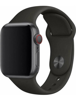 Devia Deluxe Sport Λουράκι Σιλικόνης Black (Apple Watch 38 / 40 / 41mm)