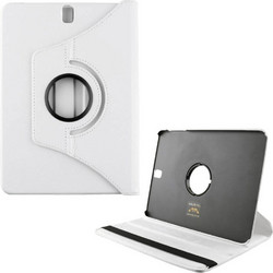 Volte-Tel Leather Book Rotating Stand White (Galaxy Tab A 8" 2017)