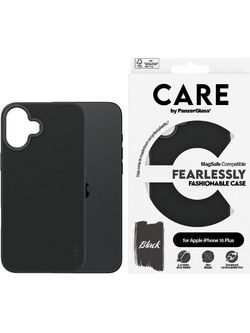 PanzerGlass CARE by Fashion Back Cover με MagSafe Black (iPhone 16 Plus)