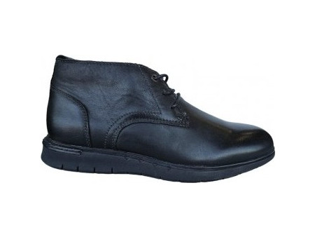 Aerostep ΜΠΟΤΑΚΙ CASUAL ΔΕΤΟ ΔΕΡΜΑ BLACK Aerostep