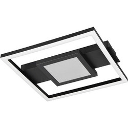Φωτιστικό Οροφής - Πλαφονιέρα Wheeler R64801932 35x33x5cm Led 2000lm 16W 3000K Black RL Lighting