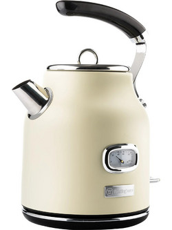 Westinghouse Retro WKWKH148WH Ανοξείδωτος Βραστήρας 1.7lt 2200W