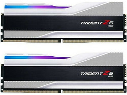 G.Skill Trident Z5 RGB 32GB (2X16GB) DDR5 RAM 6000MHz C36 Silver F5-6000J3636F16GX2-TZ5RS