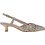 Marco Tozzi Γόβες Slingback Δερμάτινες με Λεπτό Χαμηλό Τακούνι Ροζ Χρυσές 2-2-29502-44-532