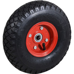 EXPRESS ΤΡΟΧΟΣ Φ260 mm - 10'Χ3.00-4 ΜΕΤΑΛΛΙΚΗ ΖΑΝΤΑ Φ16 mm ΦΟΥΣΚΩΤΟΣ ΜΕ ΣΑΜΠΡΕΛΑ - 6PR (20633)