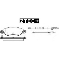 ΔΙΣΚΟΦΡΕΝΑ ZTEC+ ΕΜΠΡΟΣ CITROEN