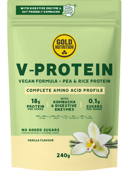 Gold Nutrition V-Protein Vanilla Φυτική Πρωτεΐνη 240gr