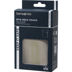 Samsonite 157361-2857 Ta Revolution Neck Pouch Ταξιδιωτικό Τσαντάκι RFID Μπεζ