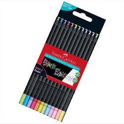 Faber-Castell Black Edition Ξυλομπογιές Σετ 12τμχ