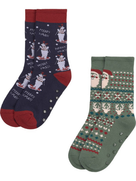 Κάλτσες Ysabel Mora X-Mas Αντιολισθητικές (2 Pack) - Πολύχρωμα