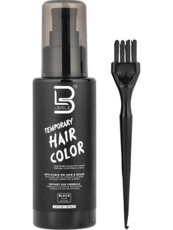L3VEL3 Temporary Color Μαύρο Βαφή για Γένια 125ml