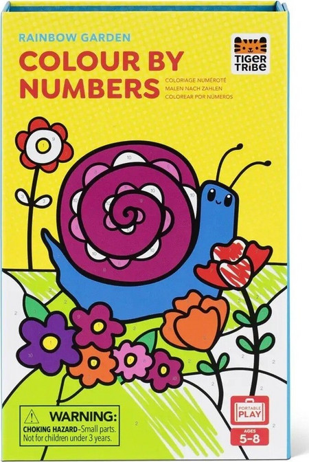 Σετ Δραστηριοτήτων - Colour By Numbers Garden Tiger Tribe
