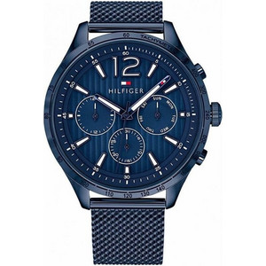 Tommy Hilfiger Gavin Ανδρικό Ρολόι Χρονογράφος με Μπλε Μεταλλικό Μπρασελέ 1791471 Tommy Hilfiger Gavin Ανδρικό Ρολόι Χρονογράφος με Μπλε Μεταλλικό Μπρασελέ 1791471