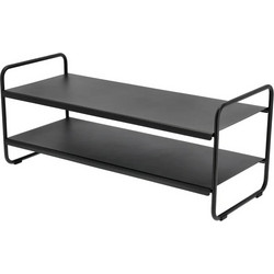 Zone Denmark Παπουτσοθήκη Μεταλλική 80x33x33 - A-Shoe Rack Black