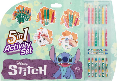 Stitch - 5-in-1 Coloring & Activity Set (ST24306V)