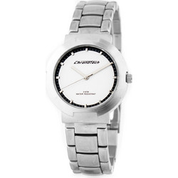 Chronotech Γυναικείο Ρολόι με Ασημί Μεταλλικό Μπρασελέ CT6451-03M