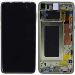 Γνήσια Οθόνη & Μηχανισμός Αφής Samsung SM-G970F Galaxy S10e Κίτρινο GH82-18852G - Samsung
