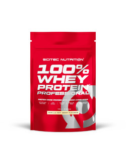 Scitec Nutrition 100% Whey Professional Vanilla Very Berry Πρωτεΐνη Ορού Γάλακτος Γράμμωσης Χωρίς Γλουτένη 500gr