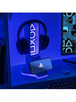 Paladone: Playstation Βαση Ακουστικων και Κινητου Desk Headphone Stand With Light - LF751413