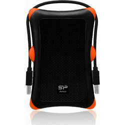 Silicon Power Armor A30 2TB Εξωτερικός Σκληρός Δίσκος HDD 2.5" USB 3.0 Black Orange